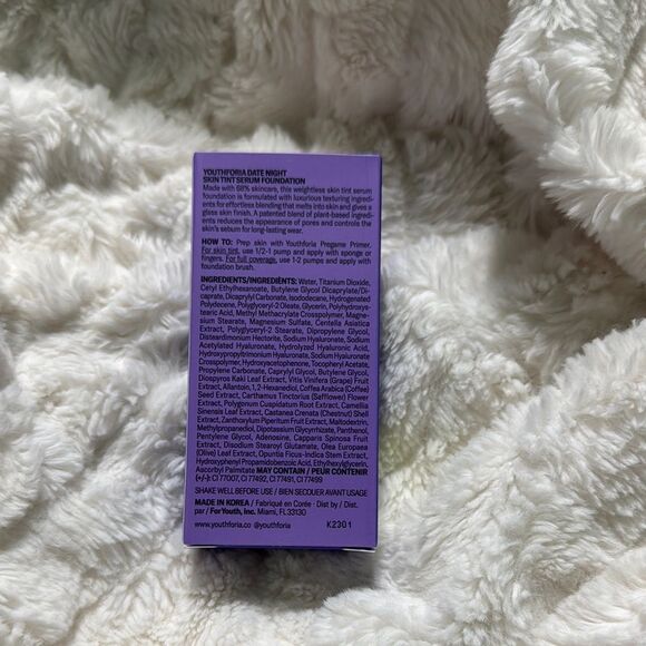 Youthforia Skin Tint Serum Foundation in 245 light to light medium - Picture 2 of 5